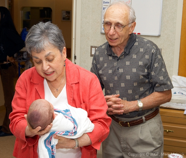 Nathan meets Grandma Judy and Grandpa Seymour